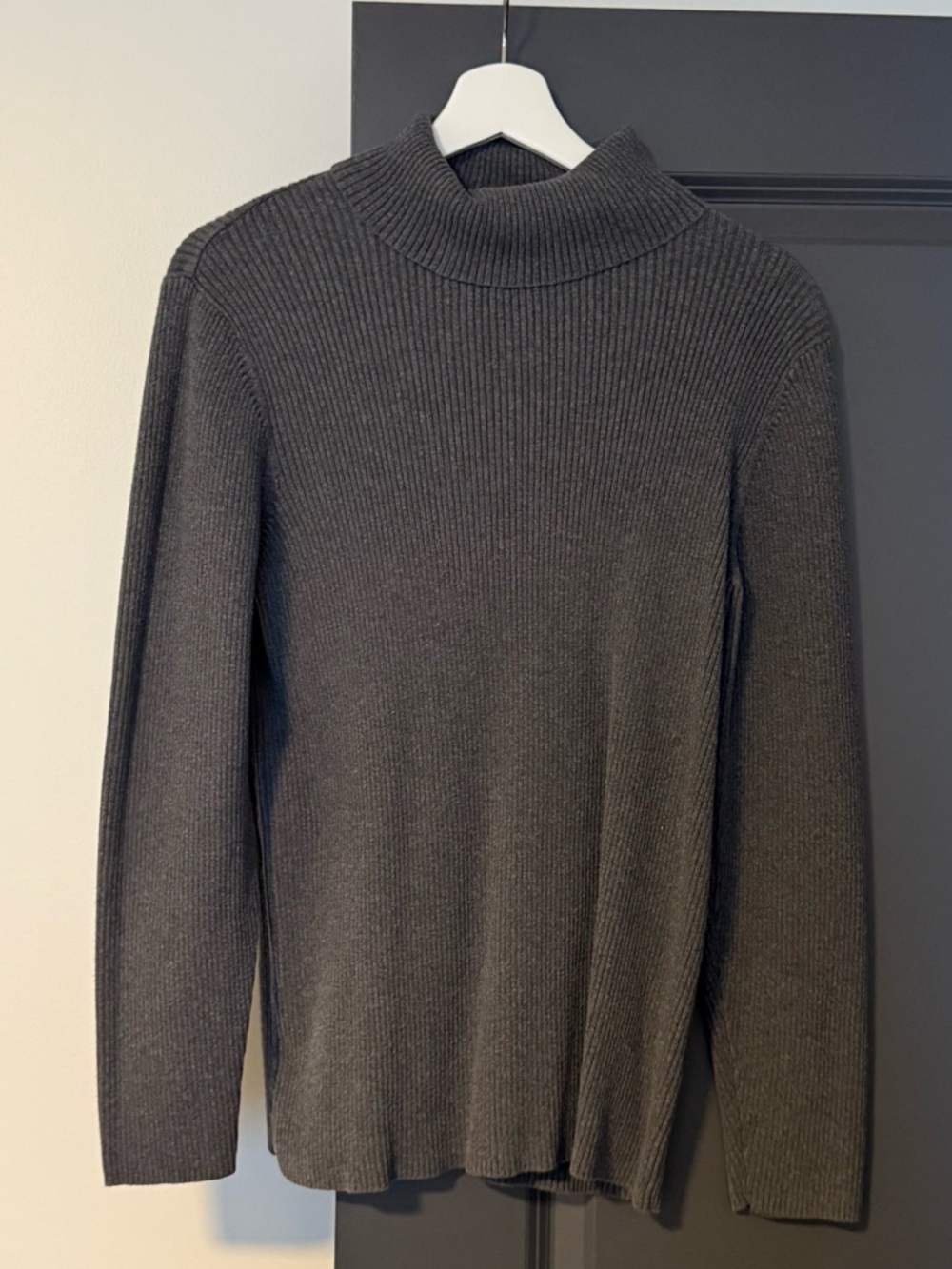 Vintage Old Navy Gray Turtleneck 100% Cotton Sweater — XL